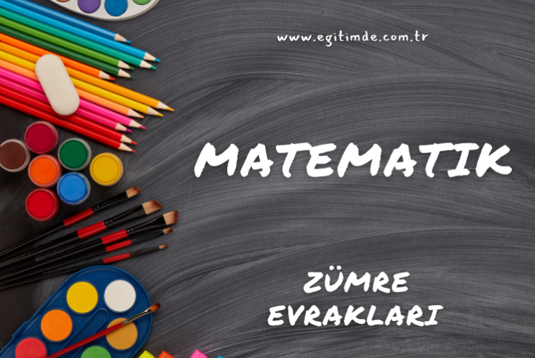 Matematik Zümre Evrakları